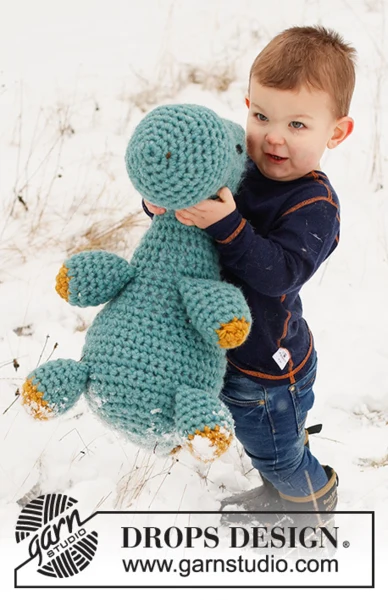 41-29 Dino Cuddles by DROPS Design