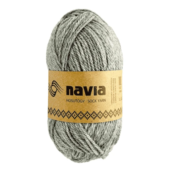 Navia Sokkegarn 502 Lysegrå