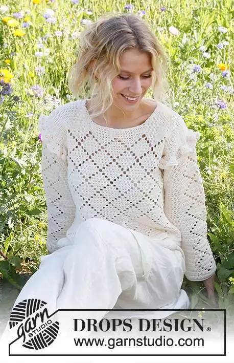 230-44 Harlequin Ruffles by DROPS Design