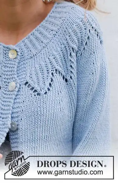 230-17 Echo Mountain Cardigan by DROPS Design