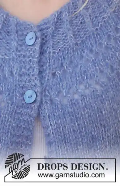230-13 Round Lake Cardigan by DROPS Design