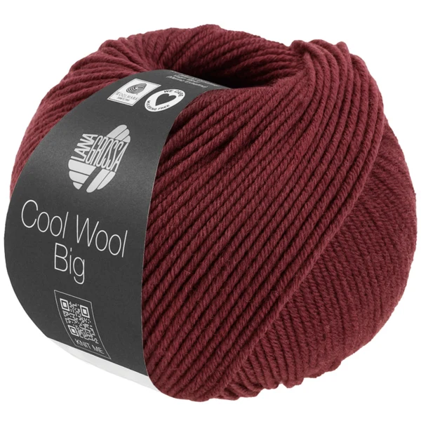 Lana Grossa Cool Wool Big 1700 Vinrød meleret