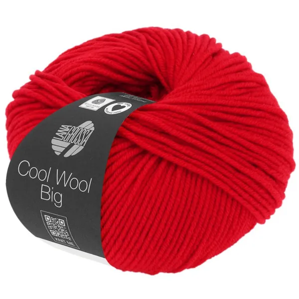 Lana Grossa Cool Wool Big 923 Refleksrød