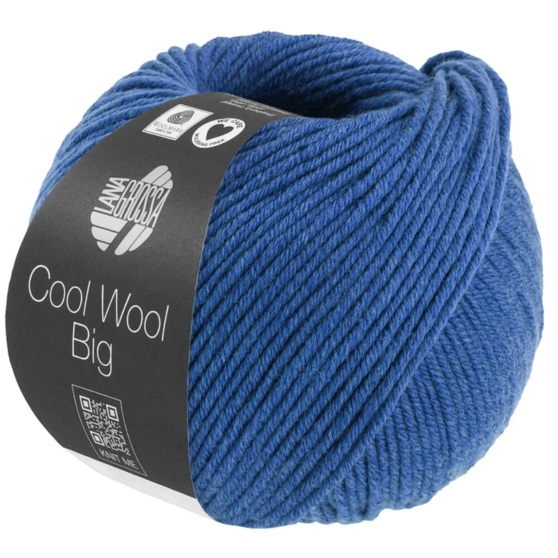 Lana Grossa Cool Wool Big 1703 Blå meleret