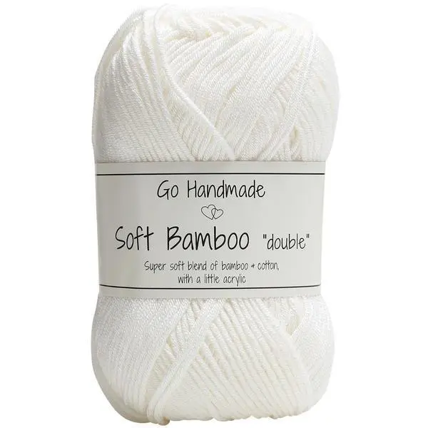 Go Handmade Soft Bamboo "Double" 17750 Hvid