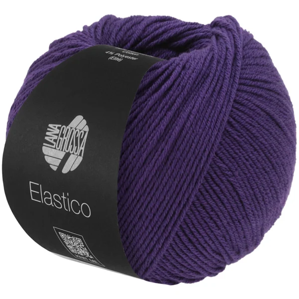 Lana Grossa Elastico 198 Mørkelilla
