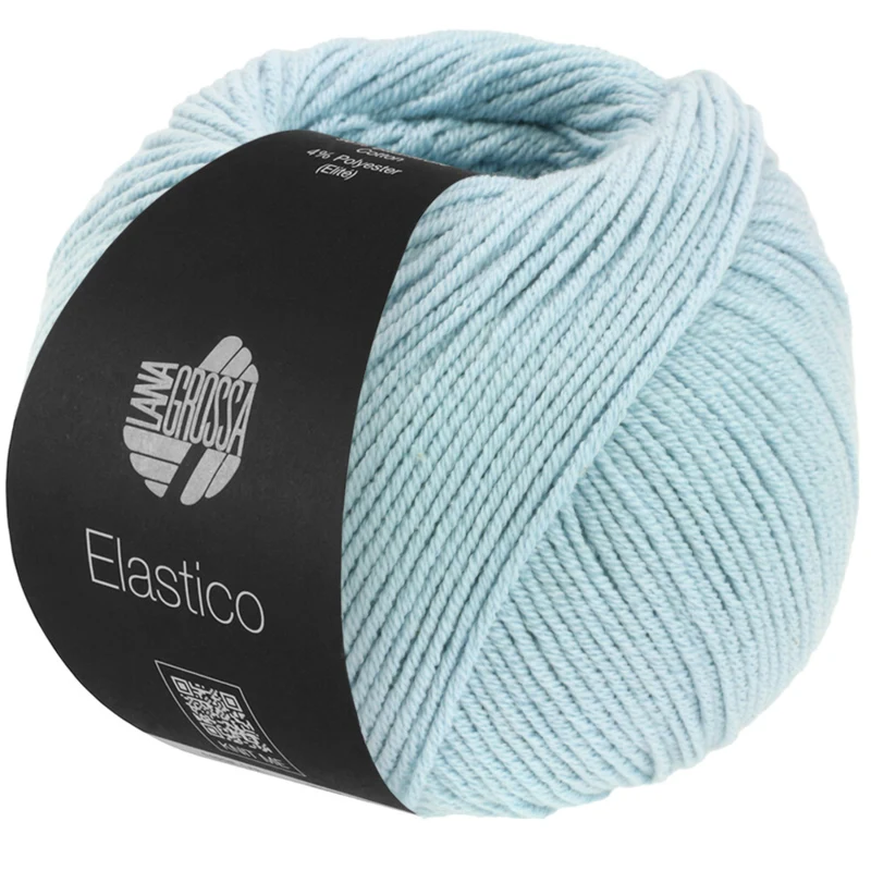Lana Grossa Elastico 130 Støvet lyseblå