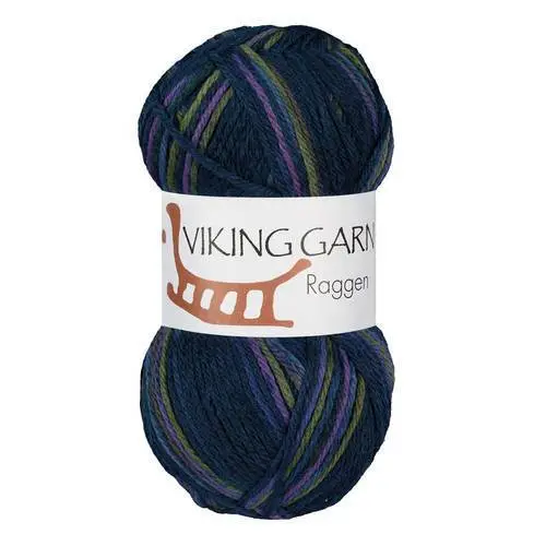 Viking Raggen 727 Multi marine/grøn
