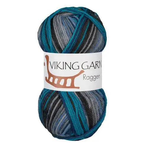 Viking Raggen 728 Multi blå/grå