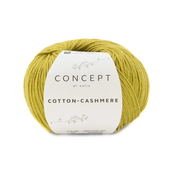 Katia Cotton Cashmere 78 Kost gul
