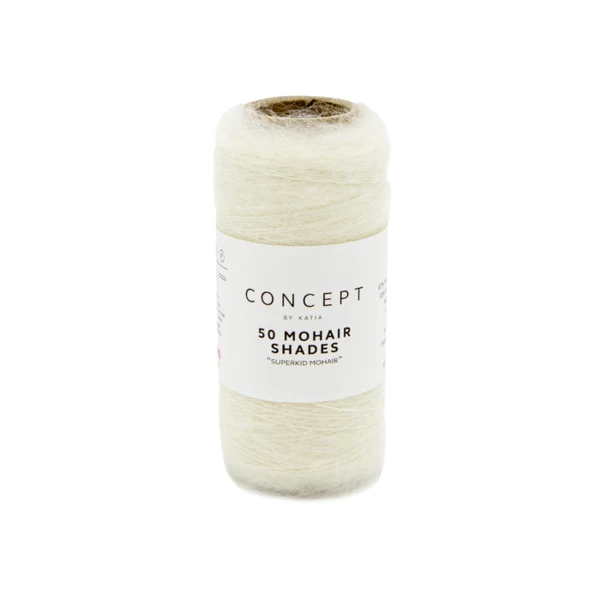 Katia 50 Mohair Shades 1 Ecru