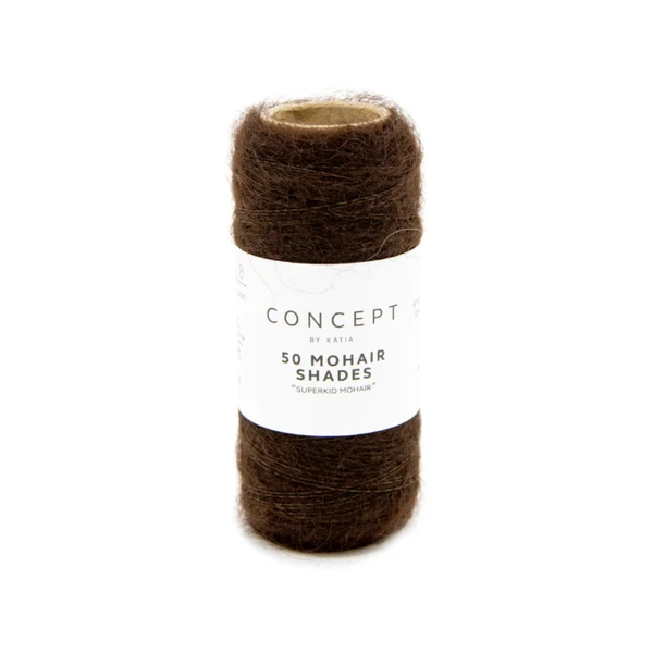 Katia 50 Mohair Shades 15 Chokoladebrun