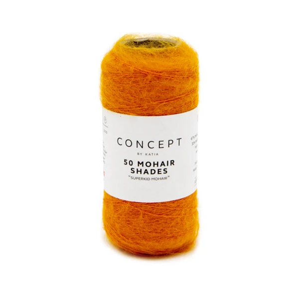 Katia 50 Mohair Shades 47 Lys orange
