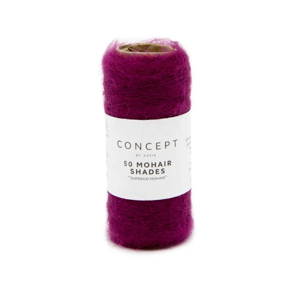 Katia 50 Mohair Shades 39 Perle brombær