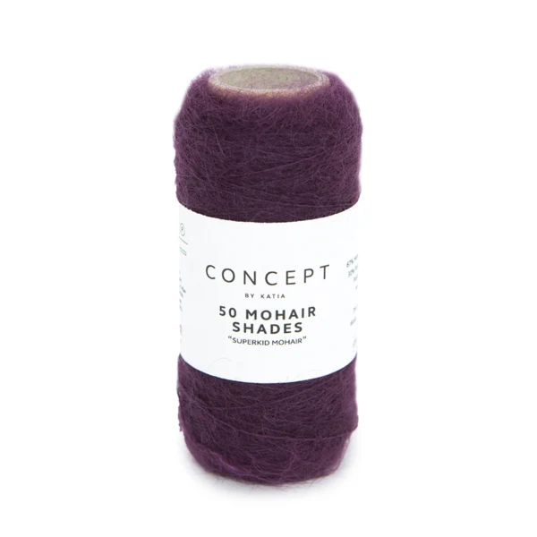 Katia 50 Mohair Shades 55 Lillaviolet