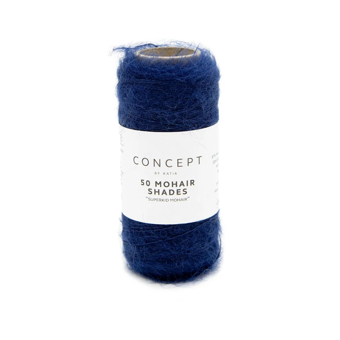 Katia 50 Mohair Shades 34 Meget mørk blå