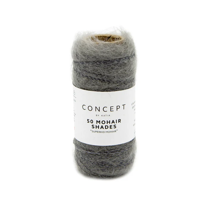 Katia 50 Mohair Shades 4 Mellemgrå