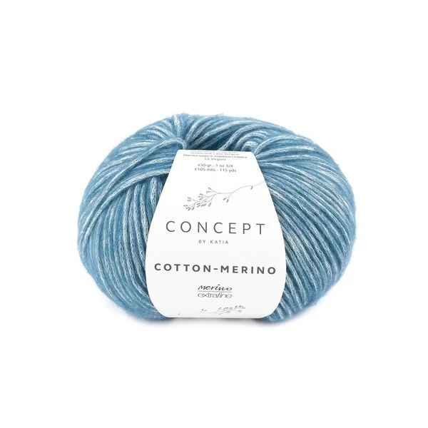 Katia Cotton-Merino 133 Blå