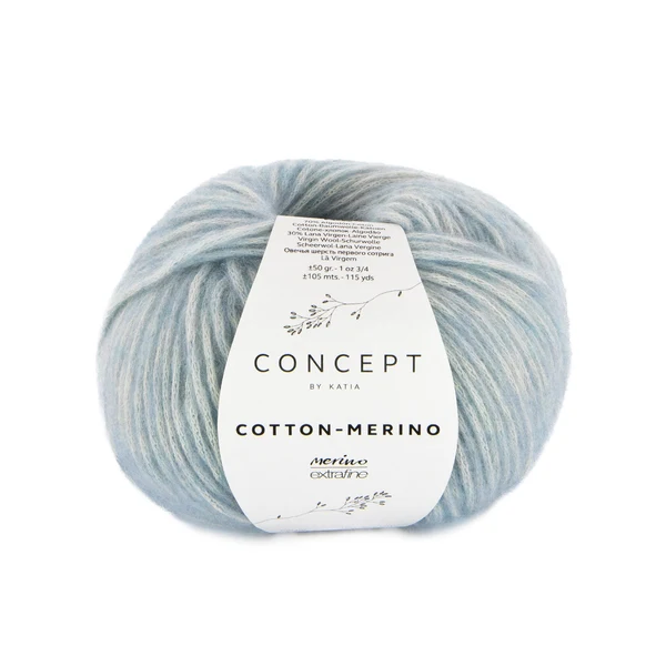 Katia Cotton-Merino 142 Dueblå
