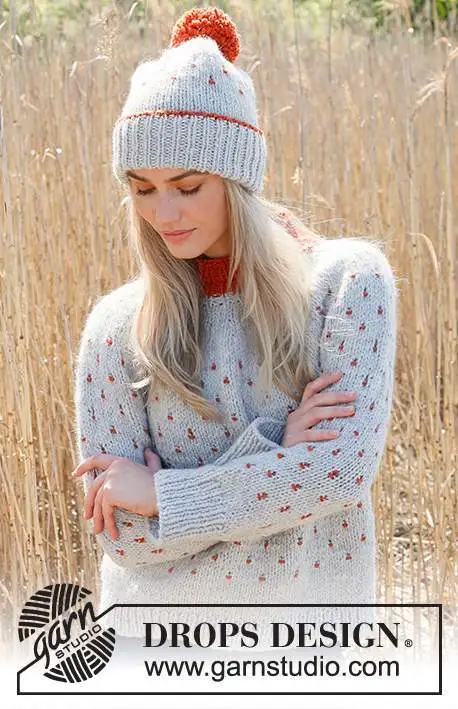 235-27 Cranberry Splash by DROPS Design