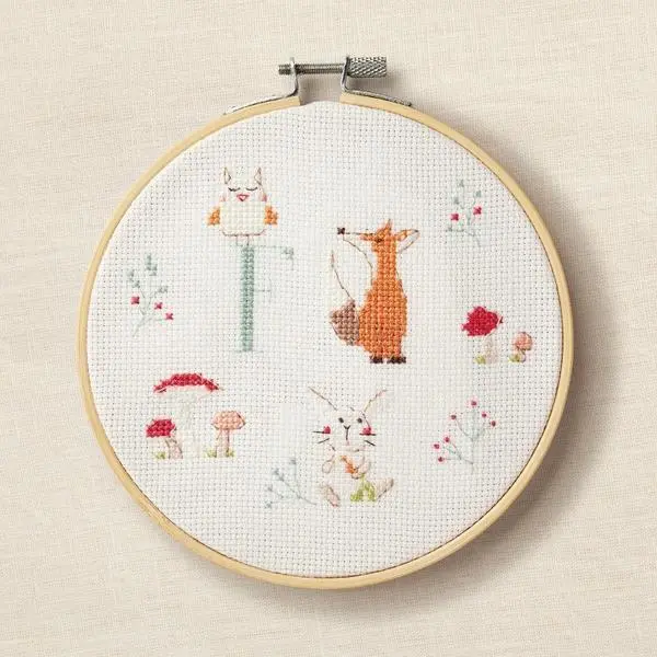 DMC Gift of Stitch Korsstingsbroderikit, Skovvenner