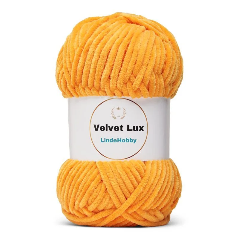 LindeHobby Velvet Lux 35 Sennepsgul