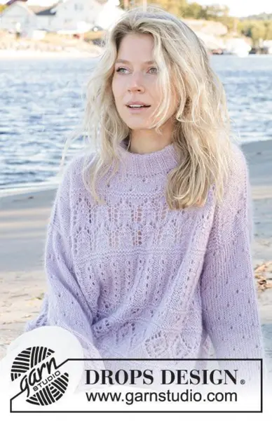 241-9 Fabled Harbour Sweater by DROPS Design
