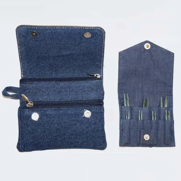 KnitPro Indigo Wood "Mini" Udskiftelige Rundpindesæt