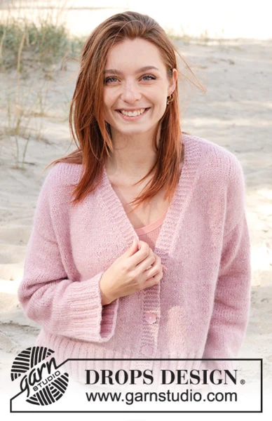 240-29 Elodie Cardigan by DROPS Design