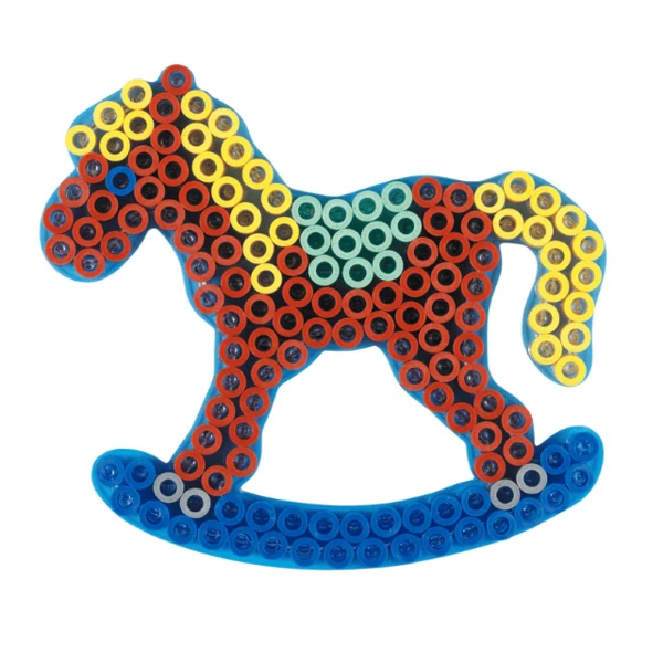 Hama Maxi stiftplade, transparent - Gyngehest 8221