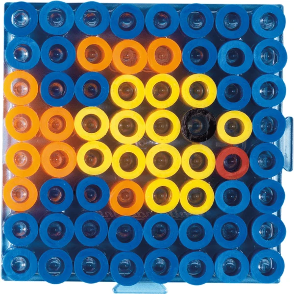 Hama Maxi stiftplade, transparent - Lille firkant 8224