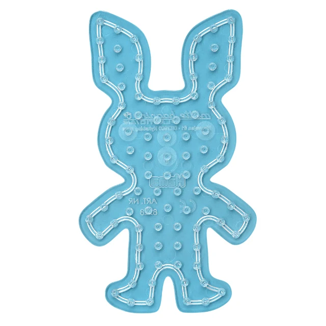 Hama Maxi stiftplade, transparent - Kanin 8228