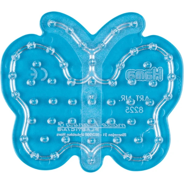 Hama Maxi stiftplade, transparent - Lille sommerfugl 8225