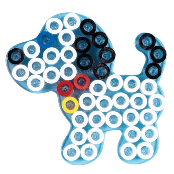 Hama Maxi stiftplade, transparent - Lille hund 8226