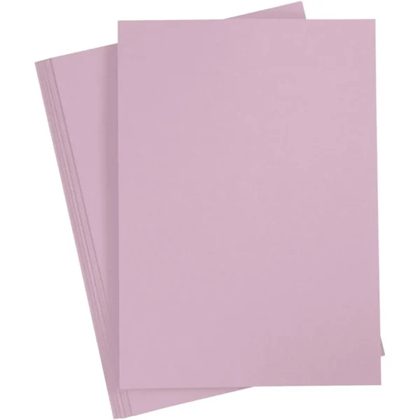 Papir, 20 stk, A4 - Lys lilla
