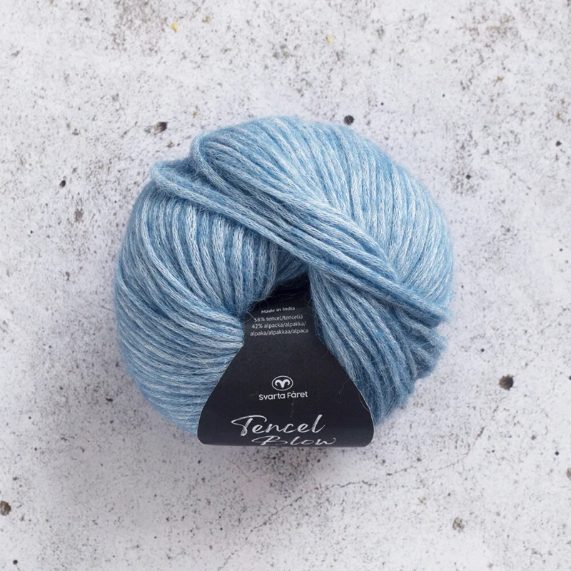 Svarta Fåret Tencel Blow 73 Porcelæn blå