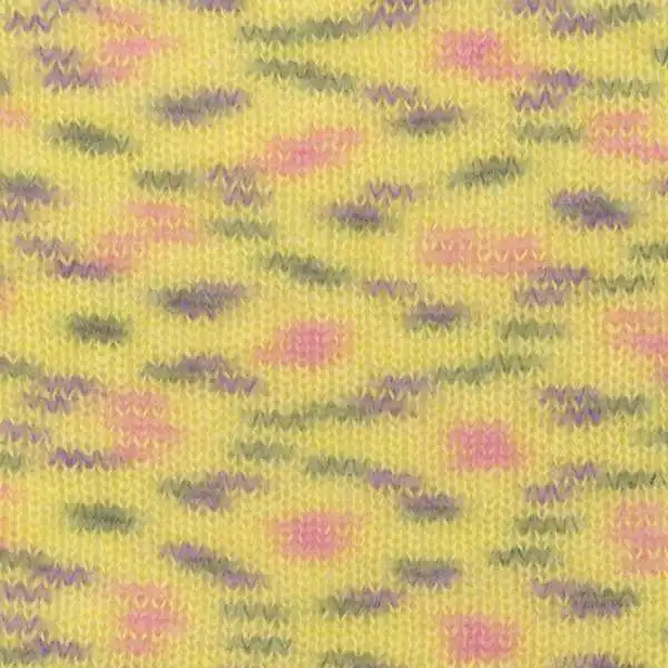 Permin Bella Color 69 Gul/pink/lilla/grøn