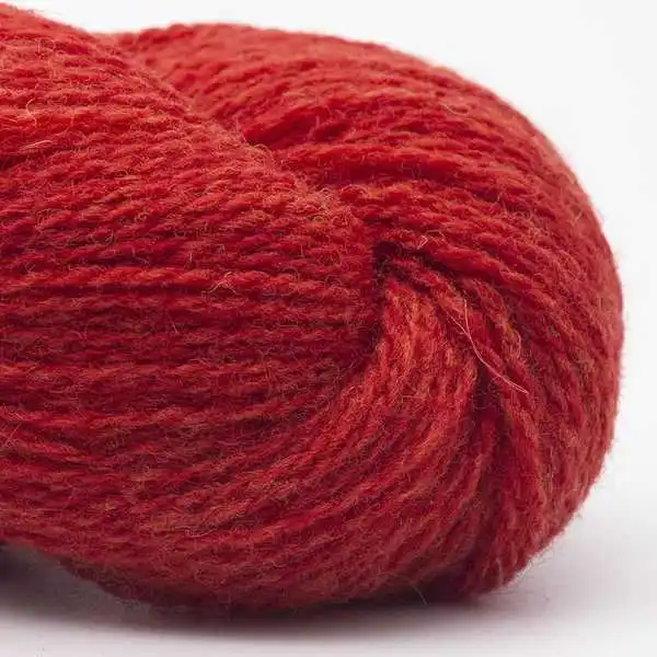 BC Garn Bio Shetland GOTS 36 Teglsten rød