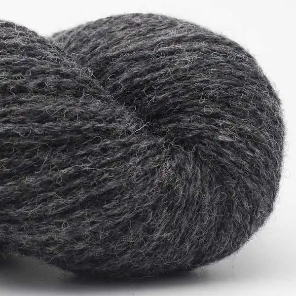 BC Garn Bio Shetland GOTS 43 Mørkegrå
