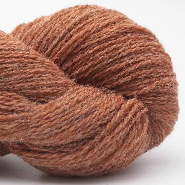BC Garn Bio Shetland GOTS 62 Brunlig-orange