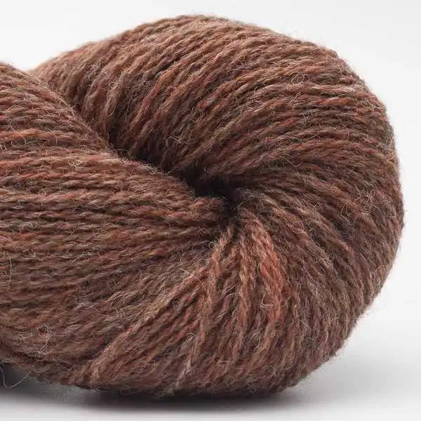 BC Garn Bio Shetland GOTS 63 Rust-grå