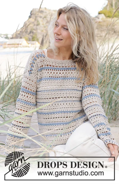 239-22 Jewels Tide Sweater by DROPS Design