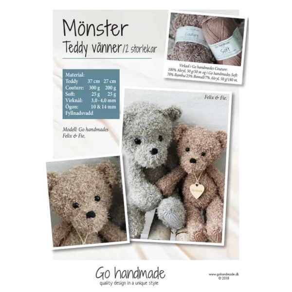 99526 Go Handmade Teddy Venner
