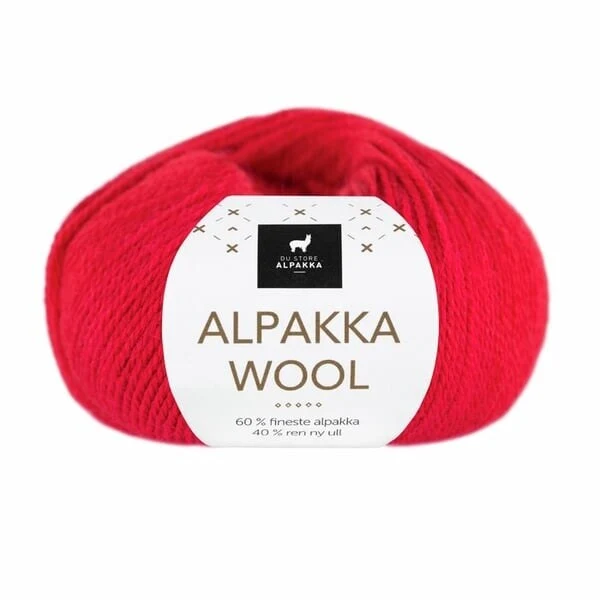 Du Store Alpakka Wool 564 Klar rød