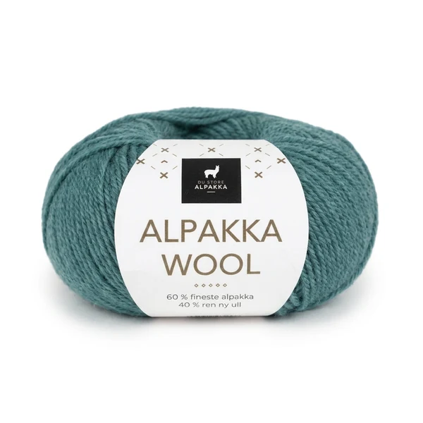 Du Store Alpakka Wool 516 Mørk søgrøn