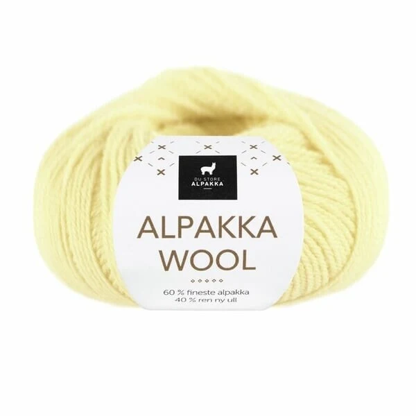 Du Store Alpakka Wool 560 Lys gul
