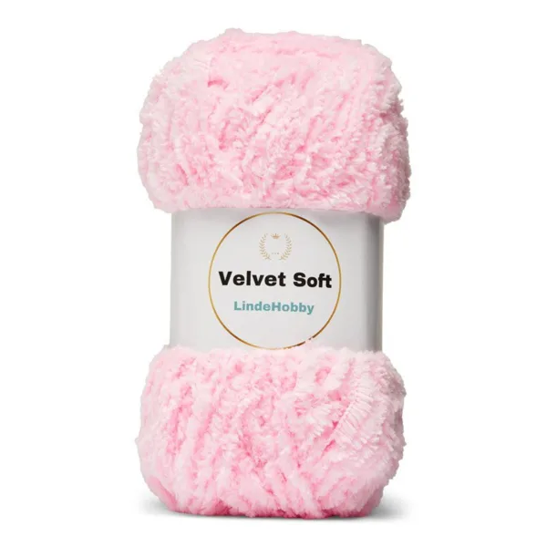 LindeHobby Velvet Soft 9 Lys rosa