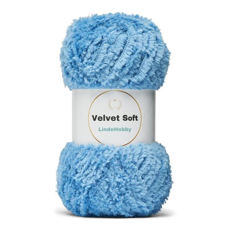 LindeHobby Velvet Soft 13 Jeansblå