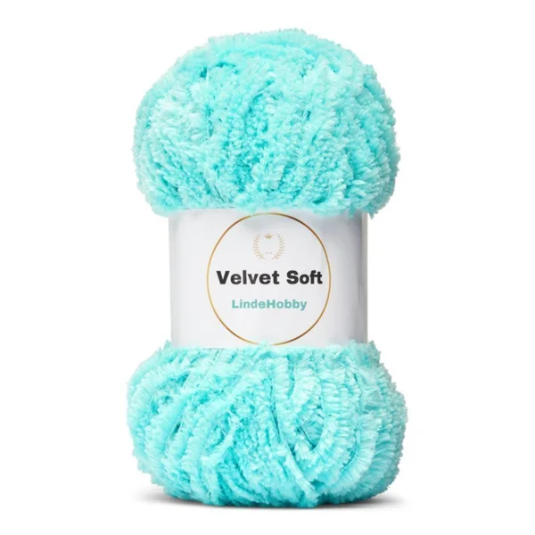 LindeHobby Velvet Soft 15 Mintgrøn