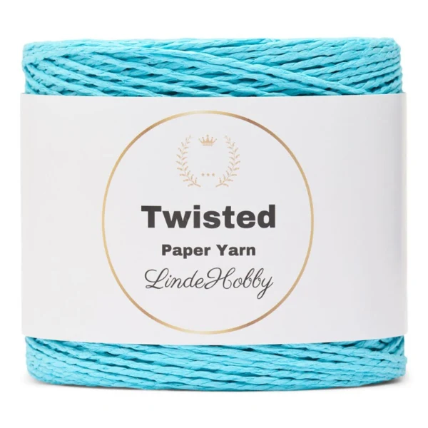 LindeHobby Twisted Paper Yarn 24 Turkis
